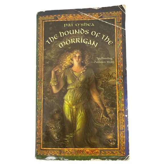 The Hounds of the Morrigan paperback book Pat O'shea fantasy grade 6 - 9 youth - Picture 1 of 7
